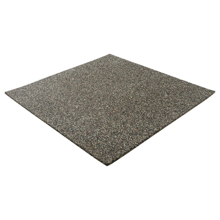 Gym Rubber Mat 100Cm X 100Cm Thickness 15Mm Gray