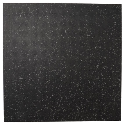 Gym Rubber Mat 100Cm X 100Cm Thickness 25Mm Gray