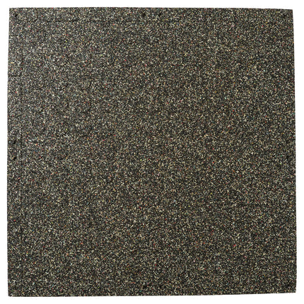 Gym Rubber Mat 100Cm X 100Cm Thickness 25Mm Gray