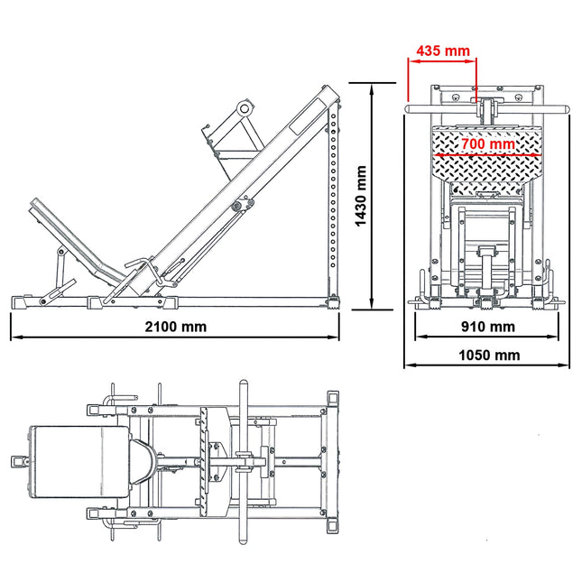 レッグプレスクラシック45°