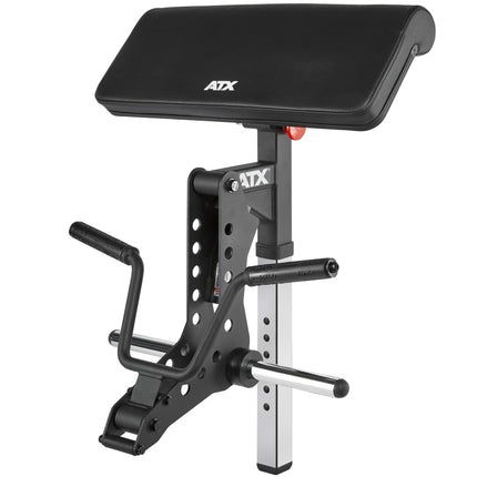 Biceps curl machine attachment