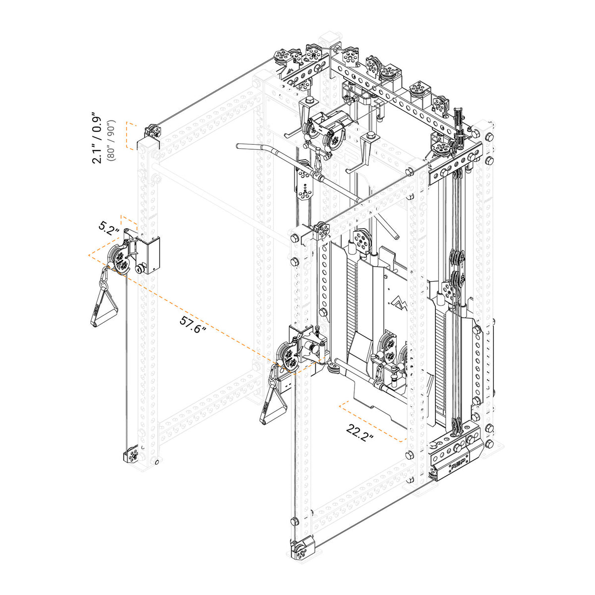 Ares™ 2.0 Power Rack 6 Post