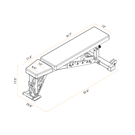 BlackWing™ Adjustable Bench